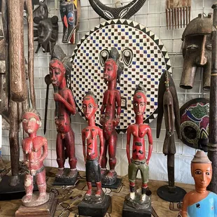 Carved Statues