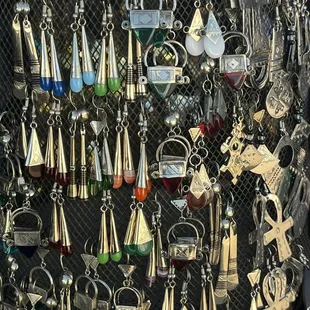 Brass earrings