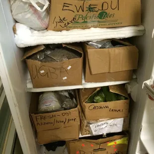 an open refrigerator