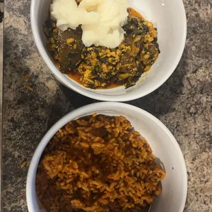 Fufu and Egusi, Jollof Rice
