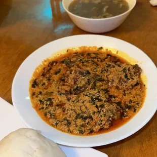 Fufu   Egusi Goat Pepper Soup