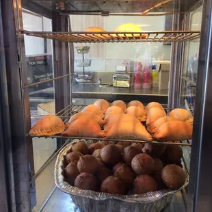 Tasty meat filled pastry.