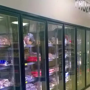 Frozen food section