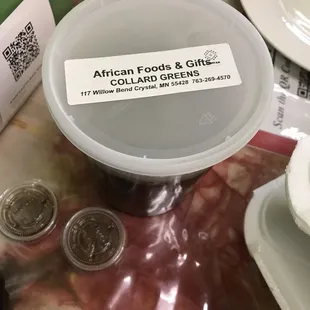 Collard Greens Hot Meal To Go