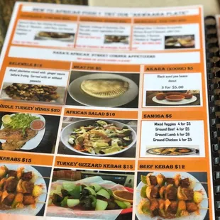 menu, sushi and sashimi