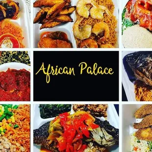 Dishes at African Palace