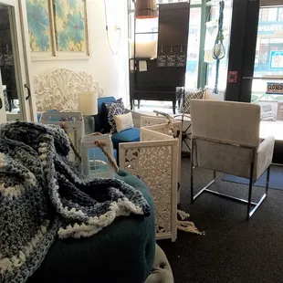 color matched items at then entrance