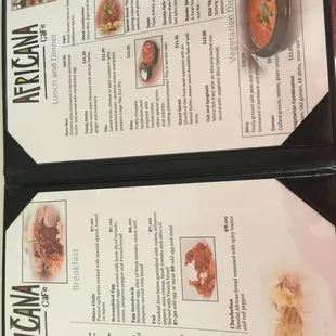 New menu!!! Well, I haven't been here in about 5-6 years lol.