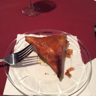 Vegetarian Sambusa with honey