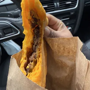 Beef pattie.
