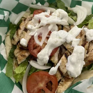 Chicken Gyro Pita