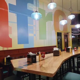  the dining area