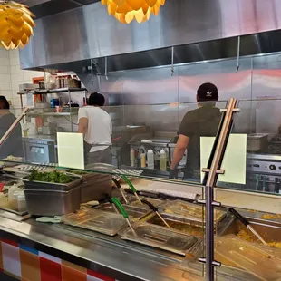 a man preparing food