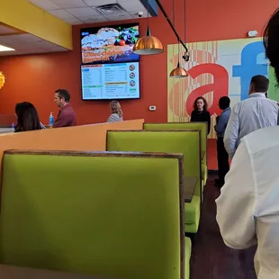 diners sitting at tables