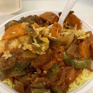 Veggie Stew Rice Bowl