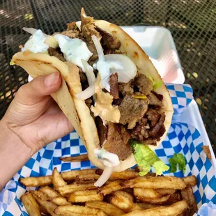 Gopher Lamb Gyros ($8)