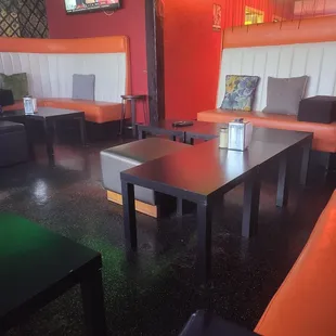the interior of a restaurant