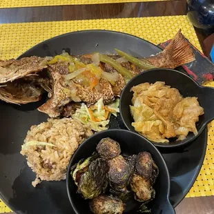 Whole Snapper Fried