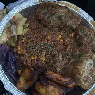 Jollof Rice + Oxtail