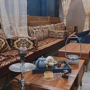 the interior of the restaurant