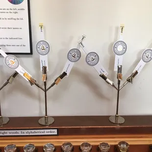 Take-home cards dipped in fragrance absolutes