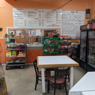 Restaurant counter