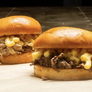 The Mac Sandwich with Pork or Beef