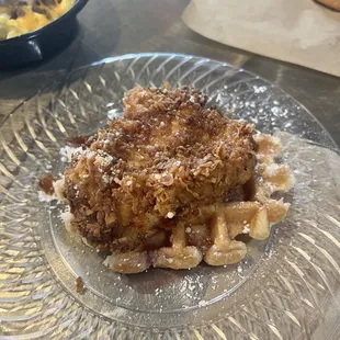 Chicken and Waffle w/ Blackberry Rosemary Syrup
