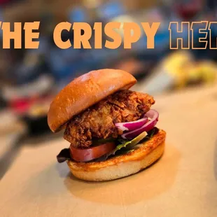 Crispy Hen Fried Chicken Sandwich