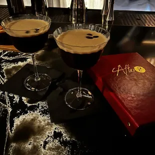 Espresso martinis!