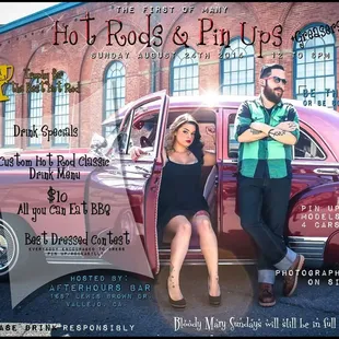 Upcoming event at After Hours! Hot Rods and Pin-Ups!