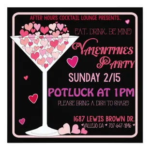 a cocktail glass with hearts on it