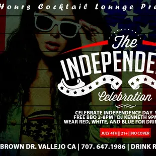 Upcoming event at After Hours Cocktail Lounge on July 4th, 2014!