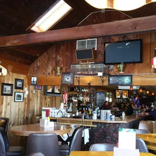 Bar from the riverfront seating