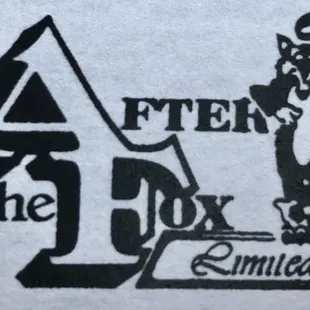 a black and white logo