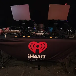 Djing a private party at iheart radio station