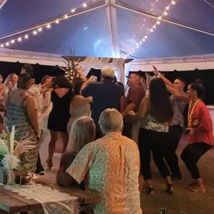 People dancing having fun