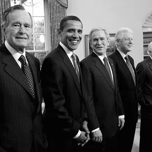 Five Presidents by David Hume Kennerly