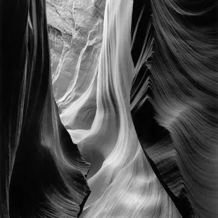 Wall with Two Ridges, Lower Antelope Canyon, 1983 by Bruce Barnbaum