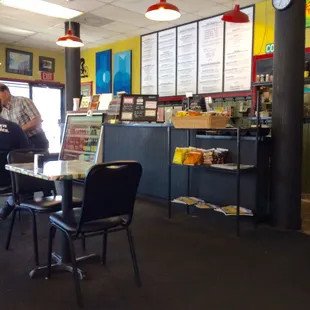 Relaxing while dining