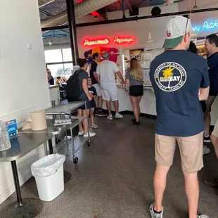 Game day line @ 9:45 (been waiting about 10-15 minutes so far)