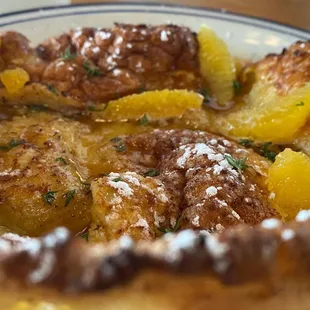 a closeup of a plate of food