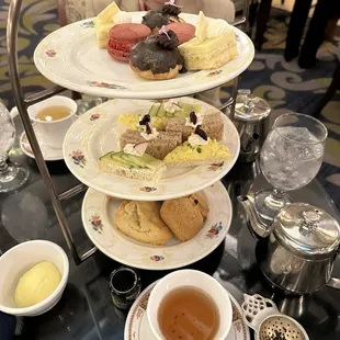 Sandwiches, scones, and dessert