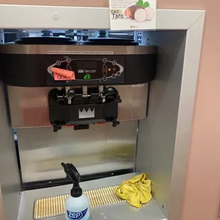 Frozen yogurt selection