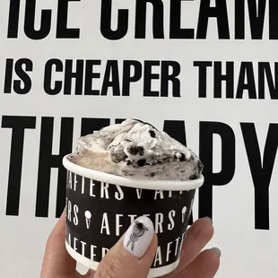 ice cream is cheaper than therapy