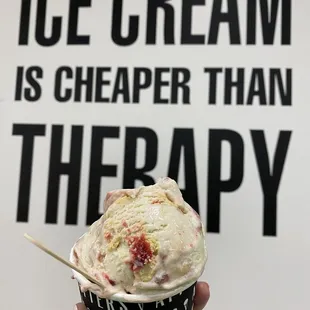 Frosted Strawberry Pop-Tart Ice Cream