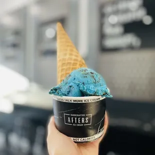 Cookie Monster &amp; Ube Brownie - So good!