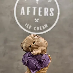 Vietnamese Coffee &amp; Ube Brownie. Dessert 10/8/2022