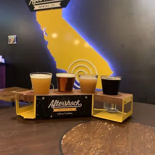 Beer tasting 4 at a time