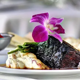 Braised Short Rib at the Historic Afton House Inn Dining Room